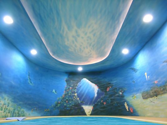 Piscine d’intérieurement, Cannes, 06400. 